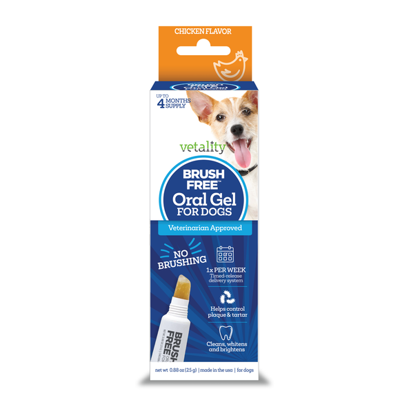 Vetality Brush Free Oral Gel Dog
