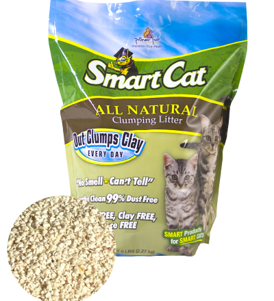 cat litter potting mix SmartCat All Natural Clumping Litter 20 lbs