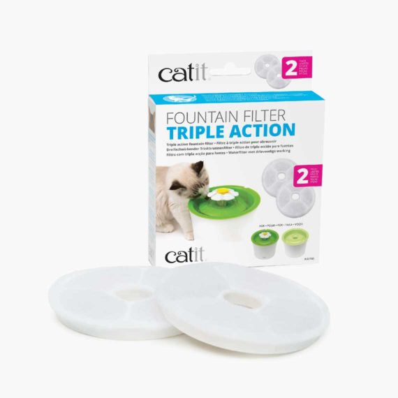 Catit 2.0 Triple Action Water Softener 2pk