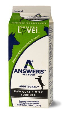 Answers Pet Food Additional Goats Milk