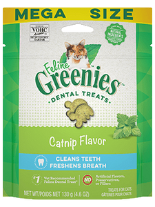 Greenies Feline Treat Catnip 4.6oz