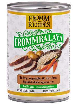 Fromm Frommbalaya K9 Cans Turkey Rice 12.5oz