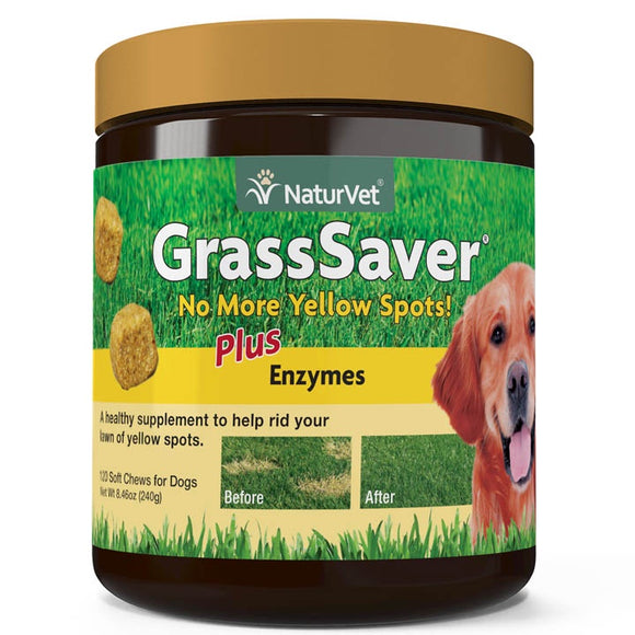 NaturVet GrassSaver Soft Chew 120ct