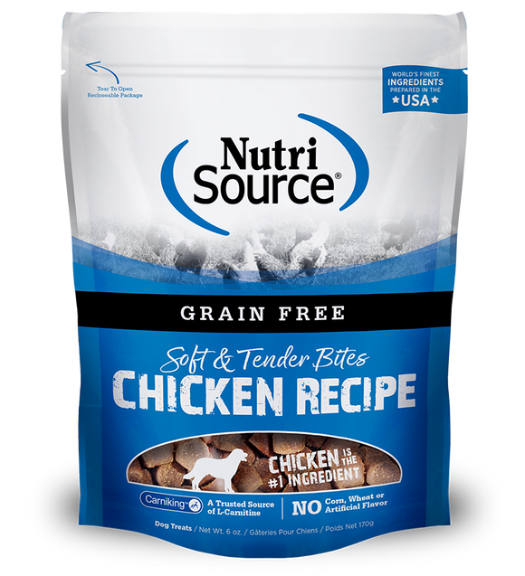 NutriSource GF Chicken Bites 6z