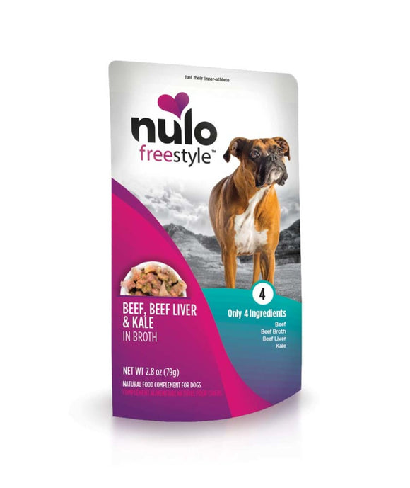 Nulo Dog Beef Liver Kale Pouch 2.8oz