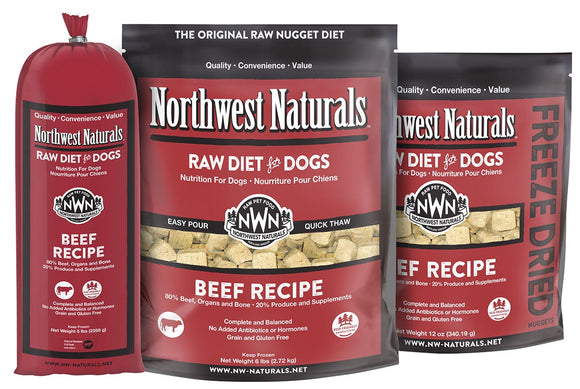Northwest Naturals Frozen Raw Beef Nuggets
