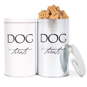 Harry Barker Classic Treat Canister White