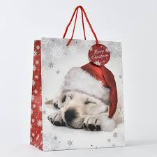 Santa Paws Donation Bag Dog