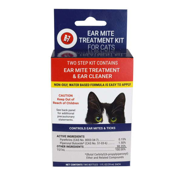 Miraclecare R-7M Ear Mite Treatment Kit For Cats
