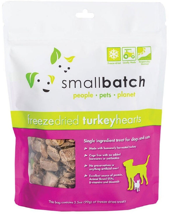Small Batch Freeze Dried Turkey Heart 3.5oz