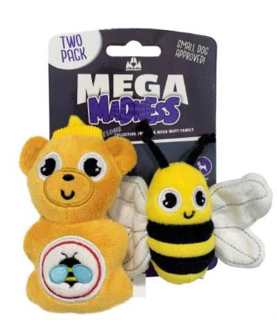 Mega Madness Small Honey Bee 2pk*