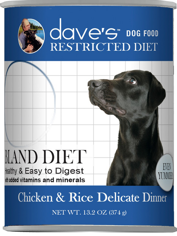 Dave's Dog Restricted Diet Bland Chicken 13oz
