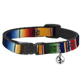 Buckle Down Cat Collar with Bell 8.5in-12in
