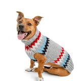 Chilly Dog Grey Chevron Stripe Sweater*