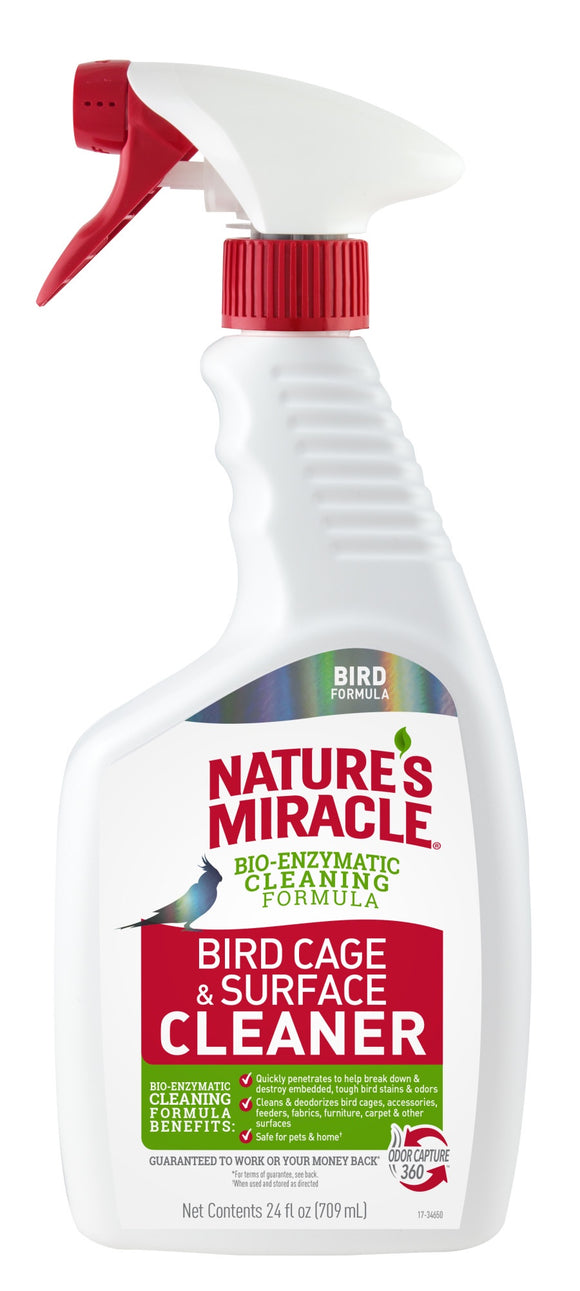 Nature's Miracle Bird Cage & Surface Cleaner 24oz