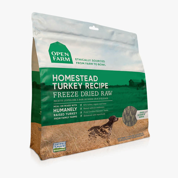 Open Farm Dog Freeze Dried Homestead Turkey