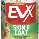 Evanger's EVx Restricted Diet Skin & Coat Wet Dog Food 12.5oz *SO
