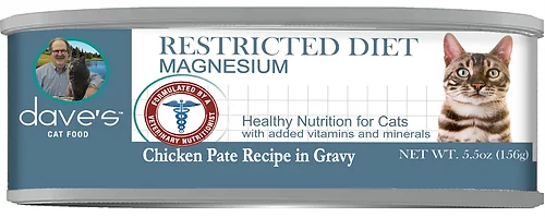 Dave's Cat Restricted Diet Magnesium Chicken Liver 5.5oz