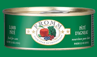 Fromm 4 Star Cat Cans Lamb Pate 5.5oz