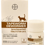 Bayer Tapeworm Dewormer Cat 3ct