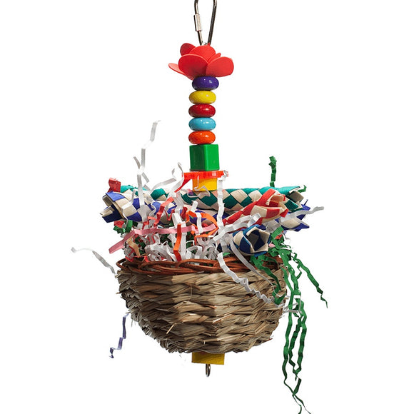 A&E Cages Happy Beaks Love Nest Bird Toy