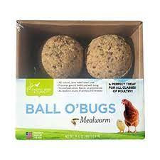 Pacific Bird & Supply Chicken Grub Ball O' Bugs 4pk