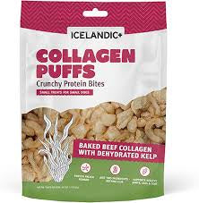 Icelandic Dog Collagen Puffs Bites With Kelp