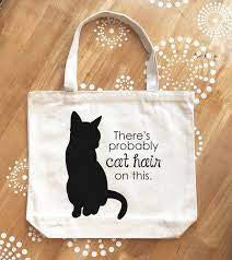 Jaycat Designs Cat Hair Tote Bag