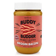 Bark Bistro Buddy Budder Peanut Butter Beggin Bacon 16oz