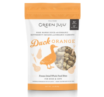 Green Juju Freeze Dried Duck Orange