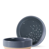 Fringe Celestial Stoneware Beveled Bowl