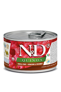 Farmina N&D K9 GF Quinoa Skin & Coat Venison