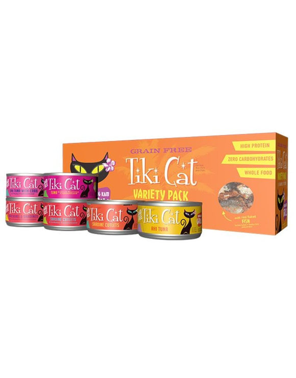 Tiki Cat Grill King Kamehameha Variety Pack 12ct 2.8oz