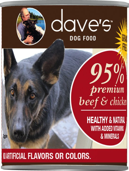 Dave's K9 Premium 95% Beef & Chicken 12.5oz