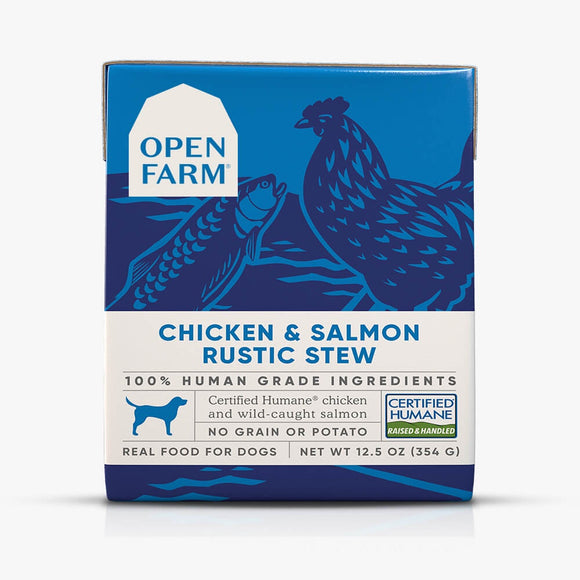 Open Farm Dog Stew Chicken Salmon 12.5oz