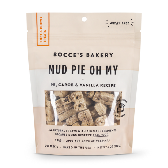 Bocces Soft and Chewy Mud Pie Oh My 6oz
