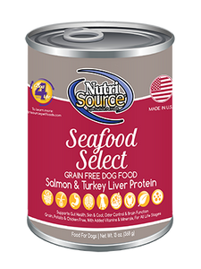 NutriSource K9 GF Seafood Select 13z