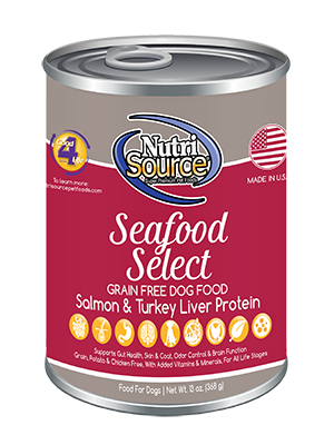 NutriSource K9 GF Seafood Select 13z