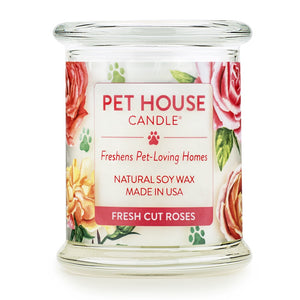 Pet House Candles Fresh Cut Roses*