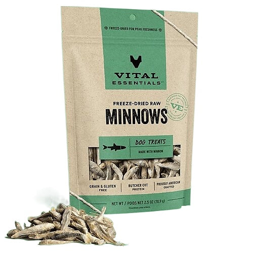 Vital Essential Dog Freeze Dried Minnows 2.5oz