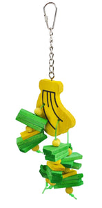 A&E Cages Happy Beaks Banana Bird Toy
