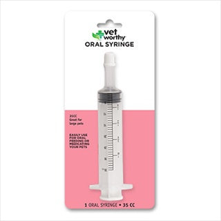 Vet Worthy Pet Oral Syringe 35CC