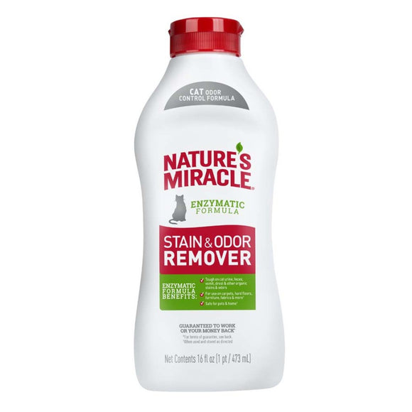 Nature's Miracle Cat Stain Odor Remover Pour 16oz