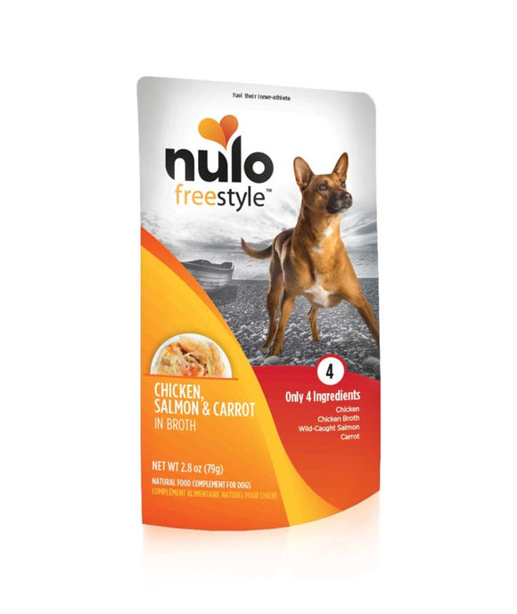 Nulo Dog Chicken Salmon Carrot Pouch 2.8oz