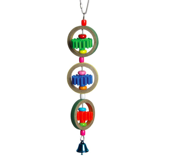 A&E Cages Made in America Gears and Rings Bird Toy