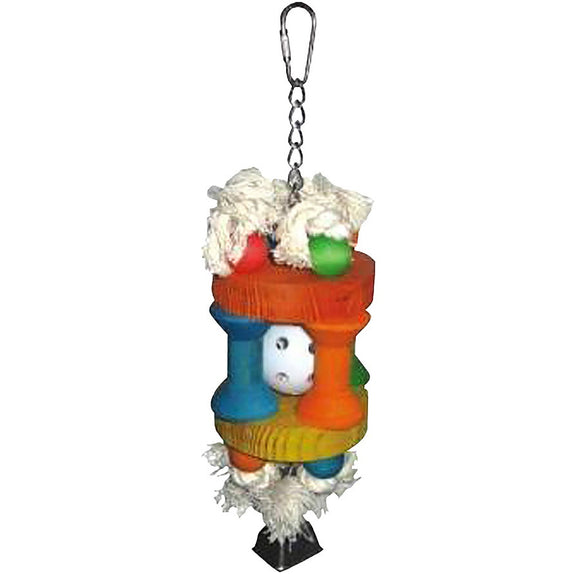 A&E Cages Happy Beaks Whiffle Ball in Solitude Bird Toy