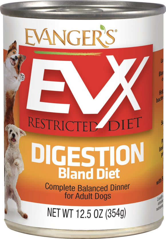 Evanger's EVx Restricted Diet Digestion Bland Diet Wet Food 12.5oz