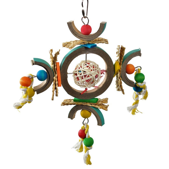 A&E Cages Happy Beaks Atomic Dream Catcher Bird Toy