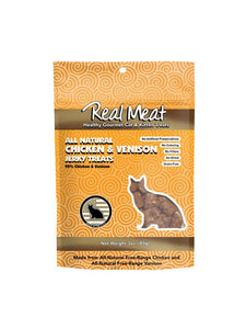 Real Meat Cat Treat Chicken Venison 3oz