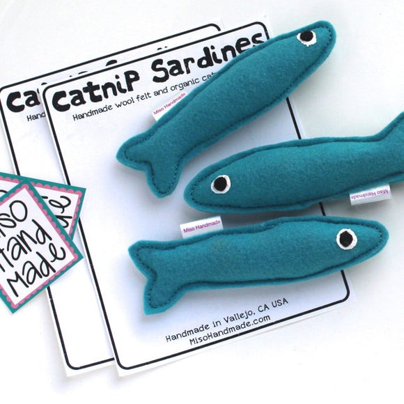 Miso Catnip Sardines 3pk